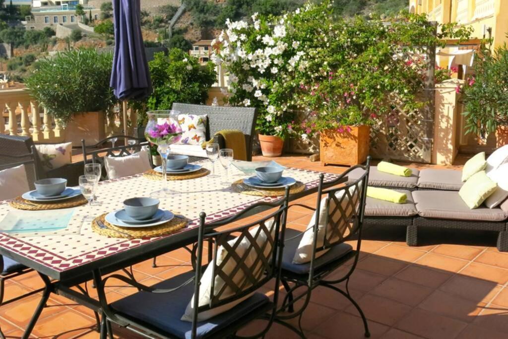 Apartamento En El Puerto De Soller Con Gran Terraza Privada Y Vistas Al Mar. Piscina Comunitaria. Localizado En Un Zona Tranquila Y Muy Soleada. Wifi Gratis Disponible. Parking. Exteriör bild